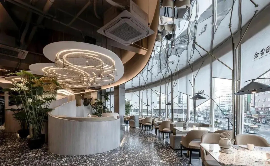 海底捞大型粤菜餐厅的深圳餐饮空间设计